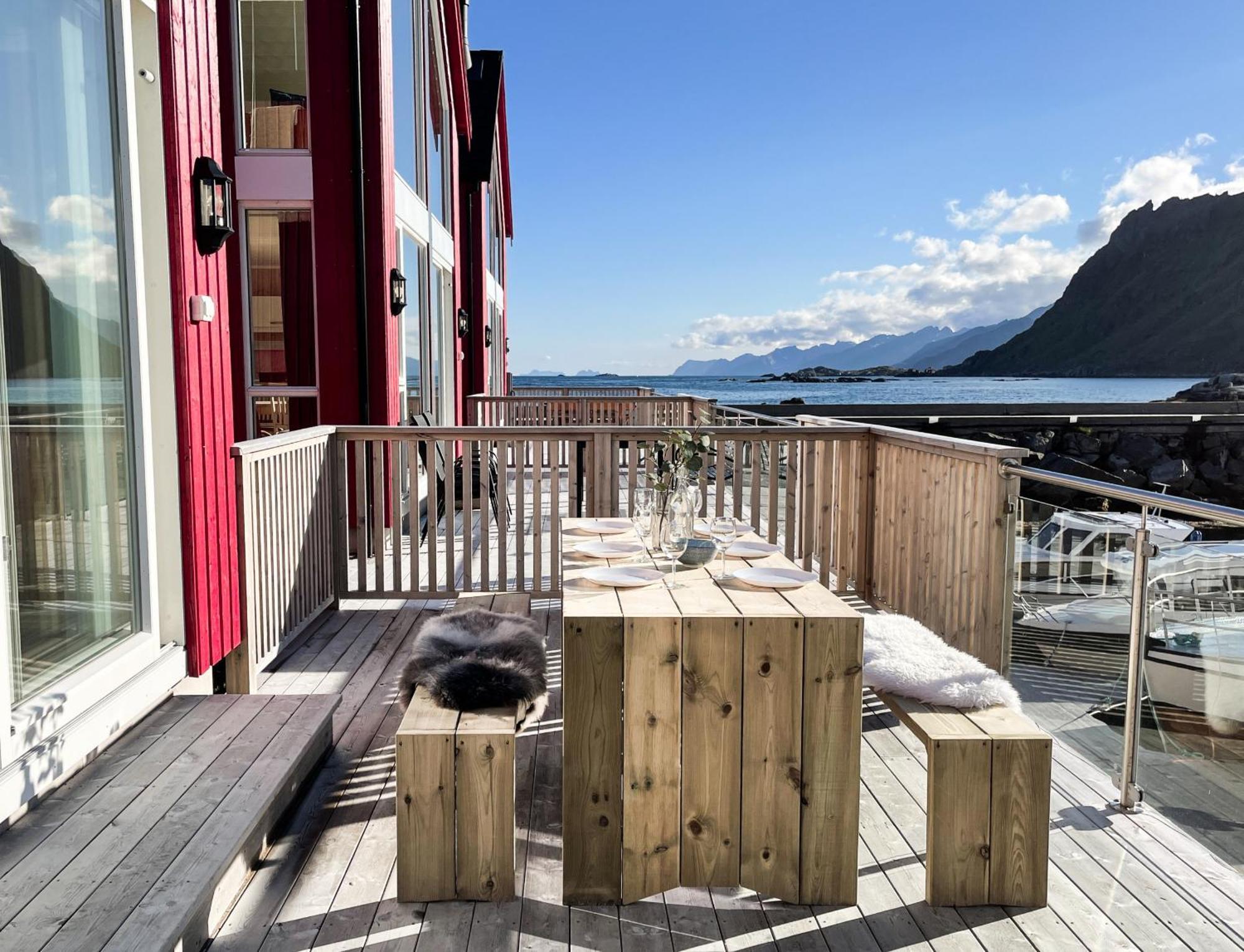 High Standard Lodge Ballstad Exterior foto